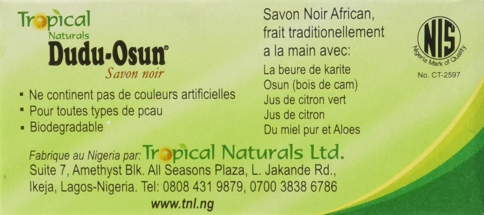 Black Soap Pure Ingredients US Ship, Original, 5 Ounce (Pack of 3)