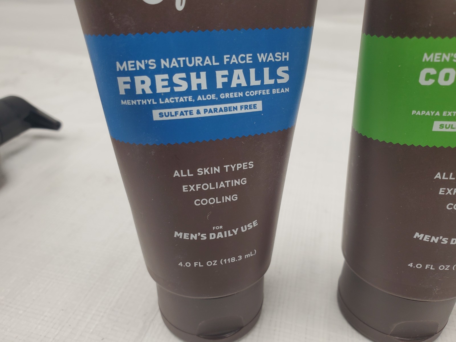 Dr Squatch Face Wash Exfoliating -3 Pack New- Pine Tar Cool Fresh Aloe Falls