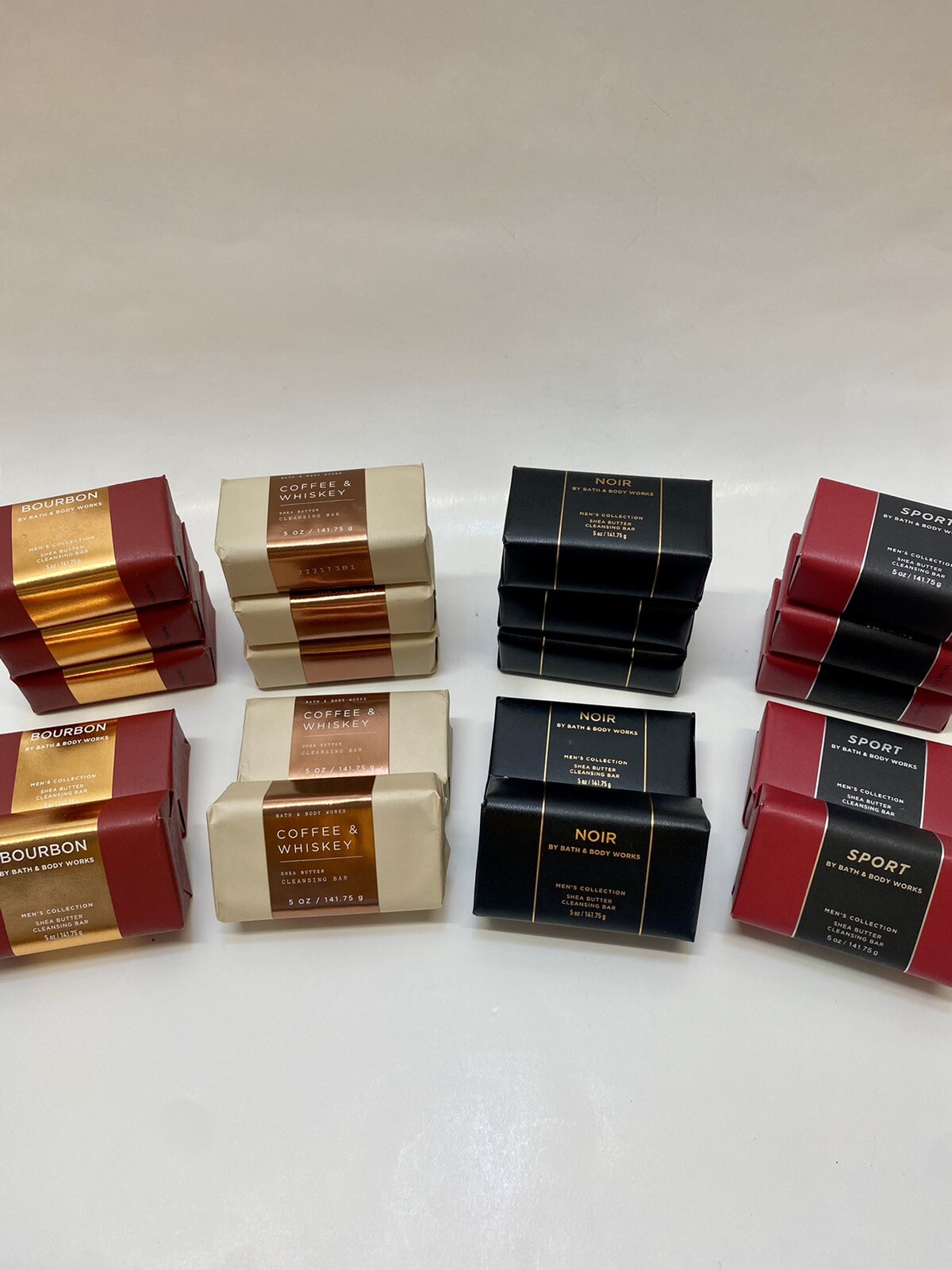 2 Pack Bath & Body Works Men’s’ Collection Shea Butter Cleansing Soap Bar 5oz