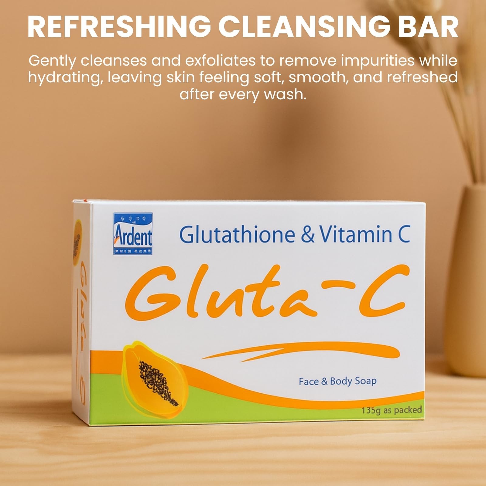 Gluta-C Face & Body Soap Hydration Nourishing Soft Smooth Revitalizing – 135g