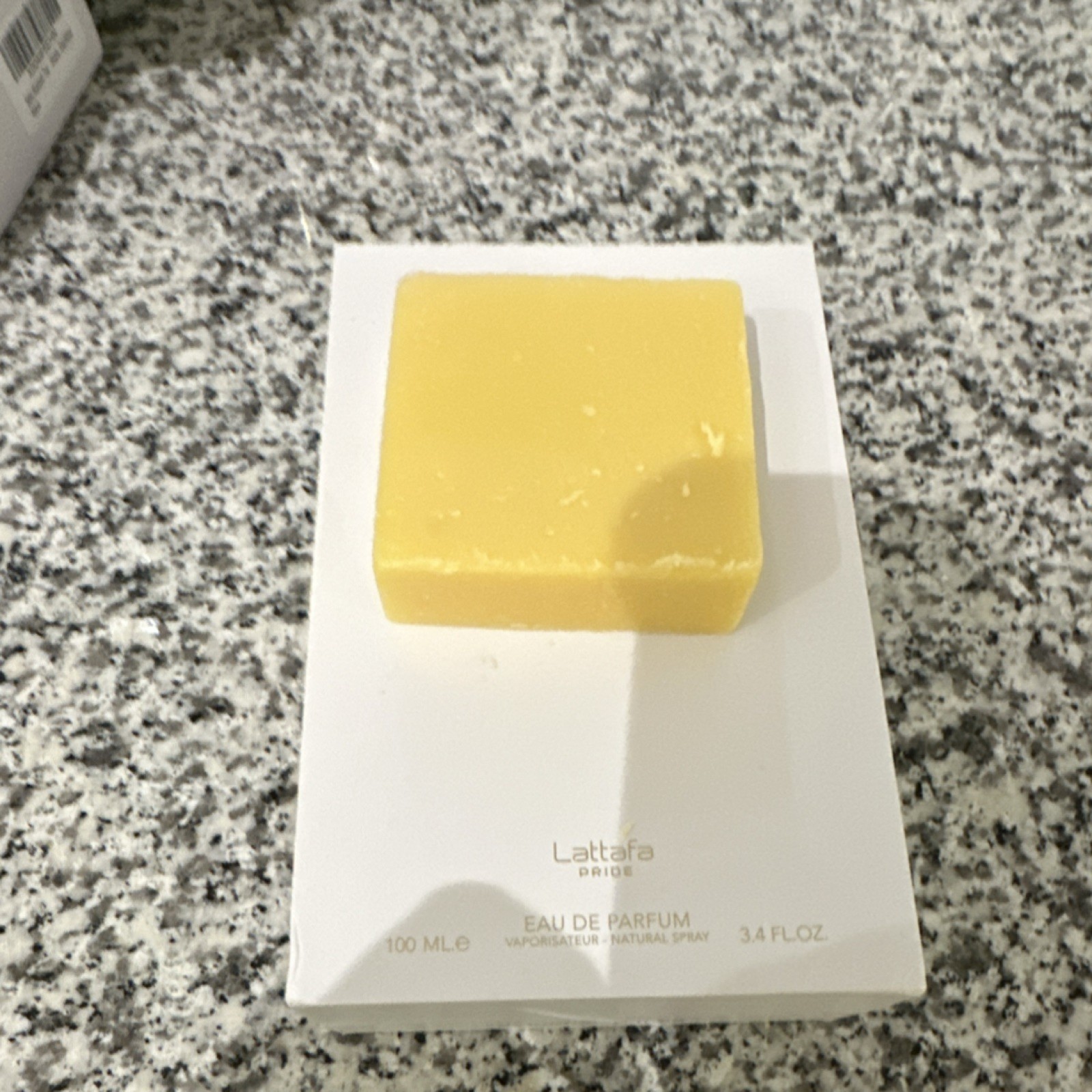 Yellow Rectangular Body Bar Soap Unisex for Body Personal Care Cleansing