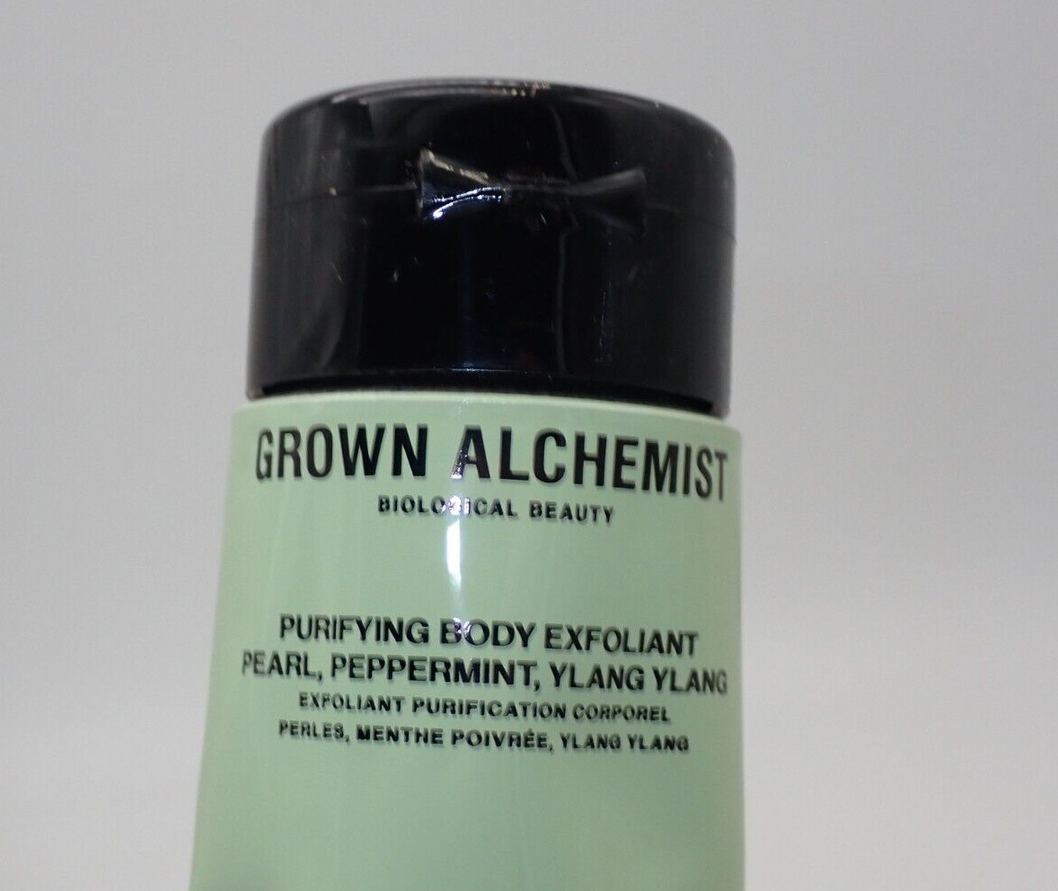 GROWN ALCHEMIST Purifying Body Exfoliant w/ Pearl, Peppermint, & Ylang Ylang NIB