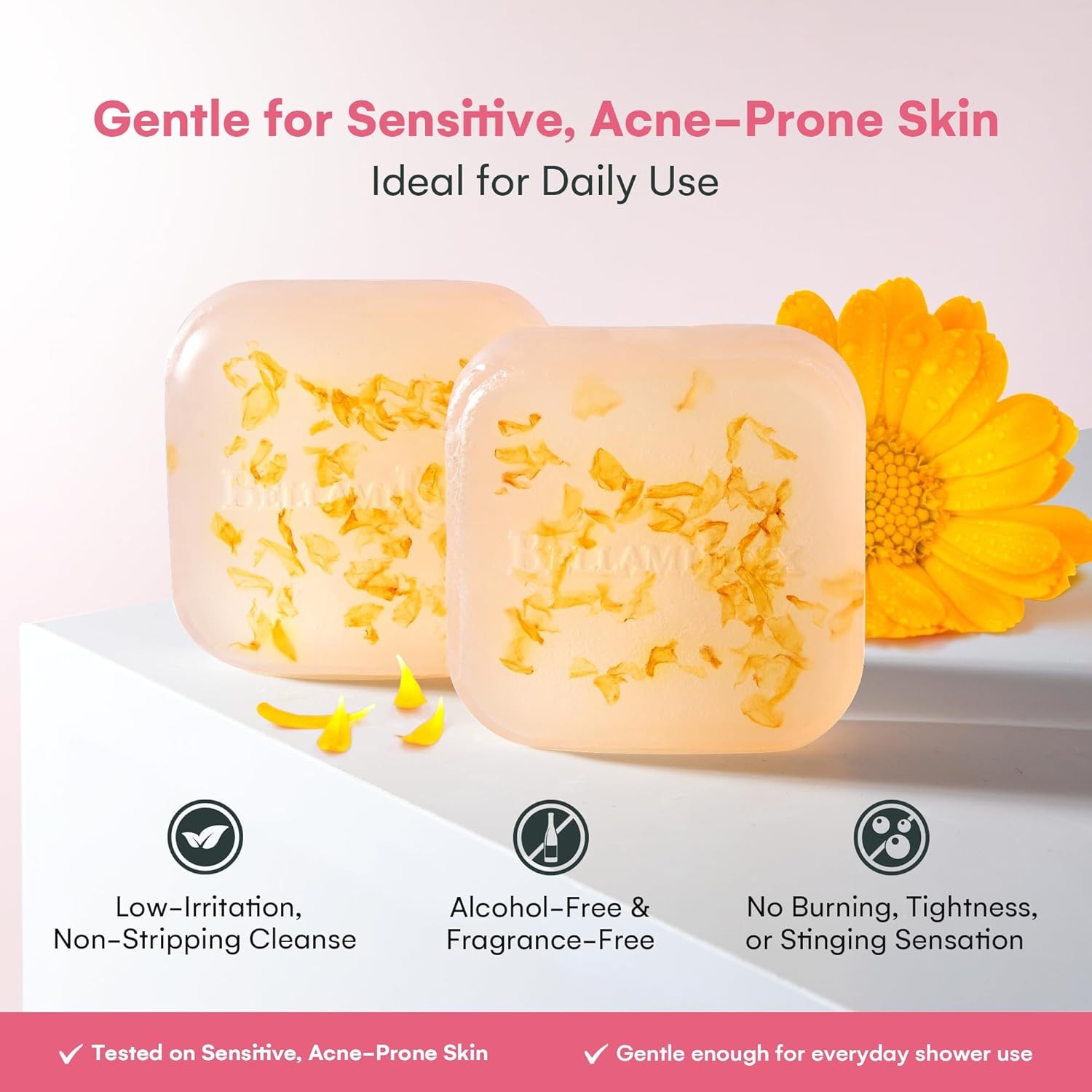 Body Acne Soap Bar Antibacterial Bar for Butt, Thighs, Back, Body Acne, Folli…