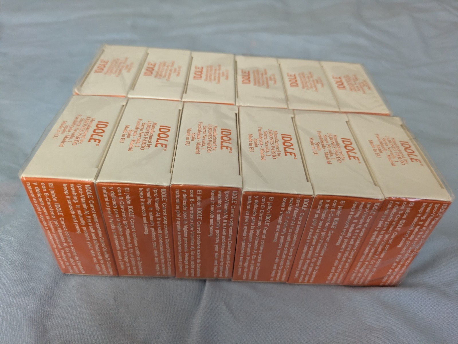 Idole Carrot Soap ORIGINAL MADE IN SPAIN 100g (Pack of 12)