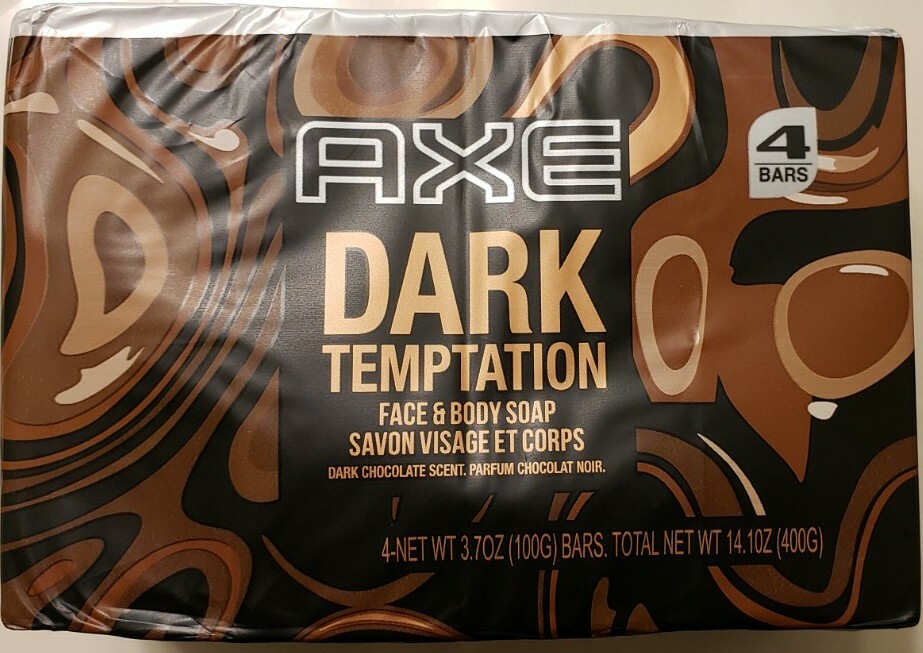 AXE Dark Temptation Soap – EIGHT TOTAL (Two 4 Packs) Sealed- 3.7 Oz/Bar Rare