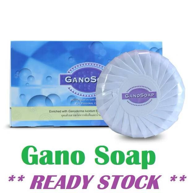 2 Pcs Gano Excel Gano Soap Ganoderma Goat Milk Anti Aging Vitamin E Acne (1 Box)