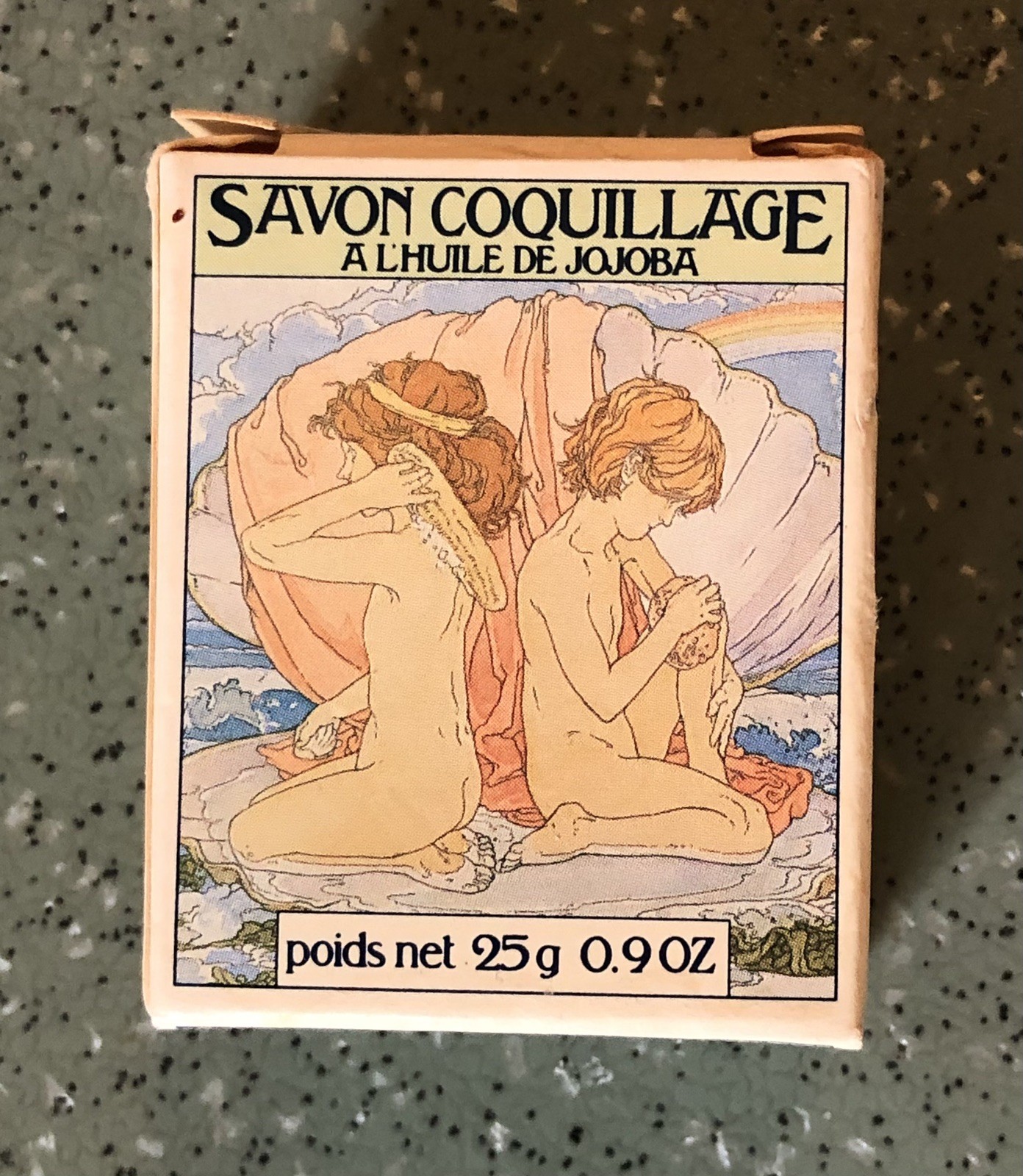 Vtg Crabtree & Evelyn Sea Shell SOAP 25g – 0.9 oz. w/ Jojoba Oil in Orig. Box