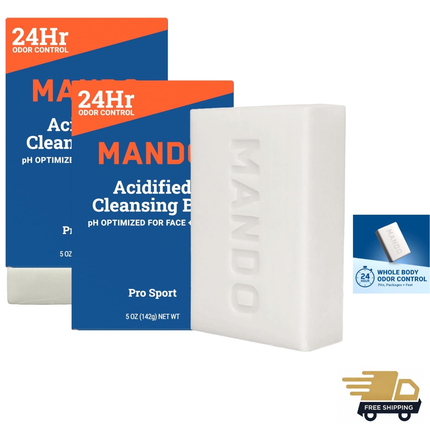 Moisturizing Acidified Cleansing Bar – Superior Odor Control for Sensitive Skin