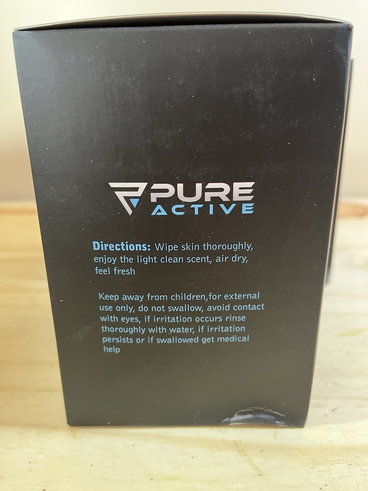 Pure Active Women’s Shower/ Body Wipes 60 Ind. Wrapped Personal Hygiene Exp ‘27