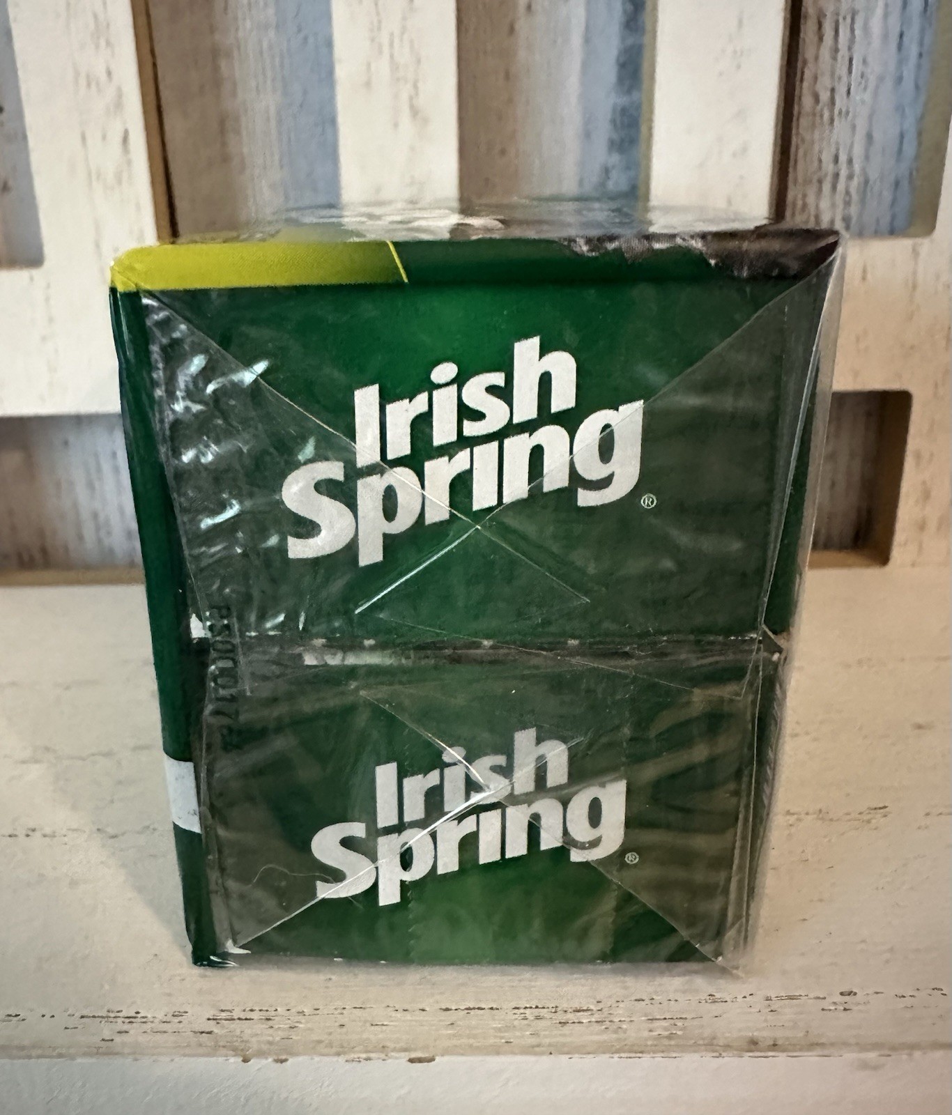 Irish Spring Deodorant Soap Bar Charcoal 2 Pack 3.2 Oz. Bars New Old Stock