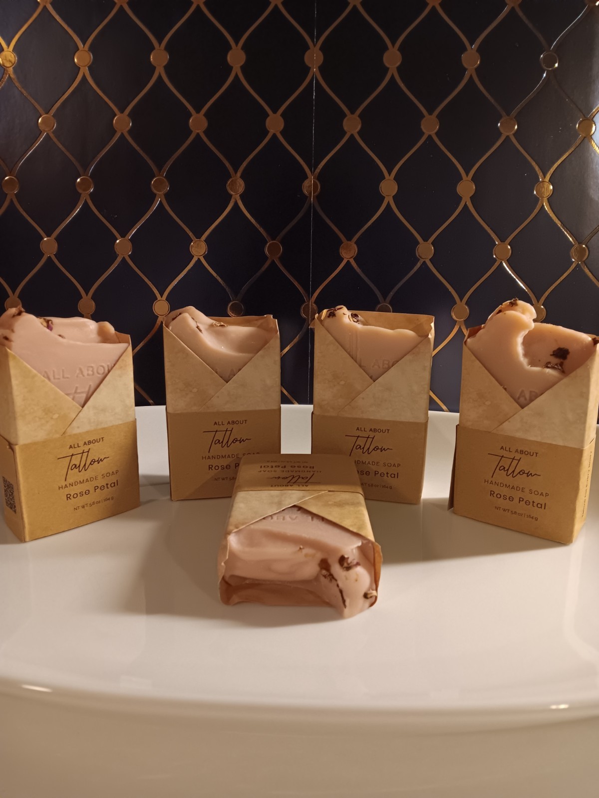Rose Petal Beef Tallow Soap From Suds & Smiles
