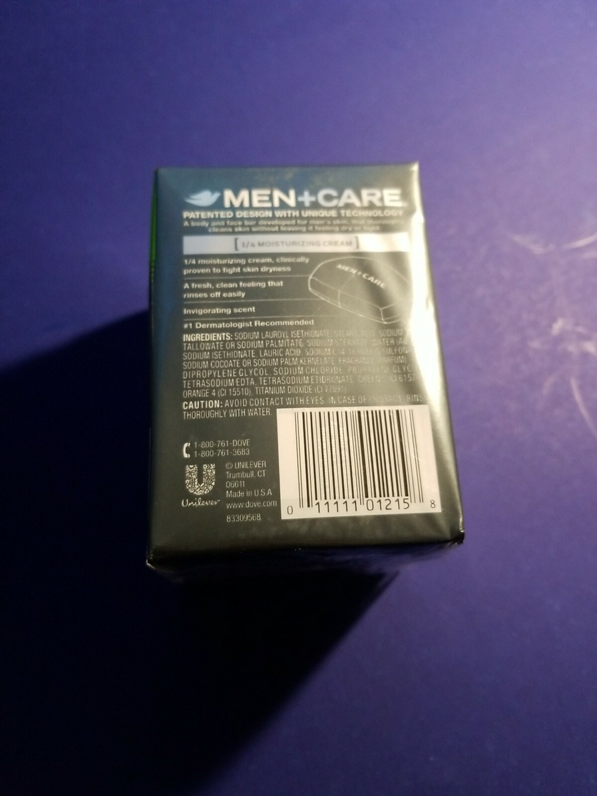 2Pk Dove Men+Care “Extra Fresh” Body and Face Bar (1/4 Moisturizing Cream )