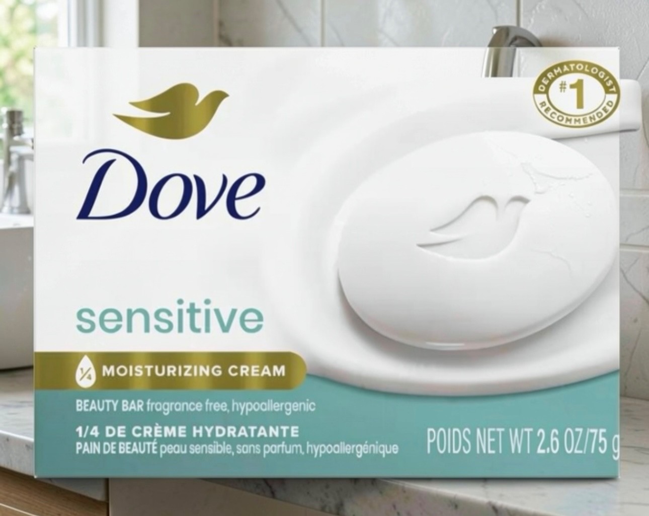 Dove Beauty Bar More Moisturizing Than Bar Soap Sensitive Skin