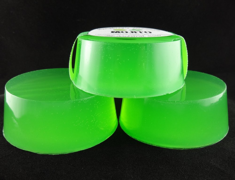 Men’s MOJITO Shave Soap Bar, Women’s Unisex Glycerin, Beard Wash Lime Peppermint
