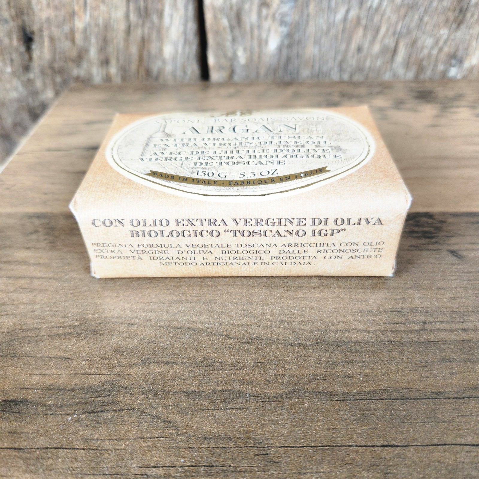 Argan and Olive Oil Soap Alighiero Campostrini Tuscan Soap Set Made in Italy