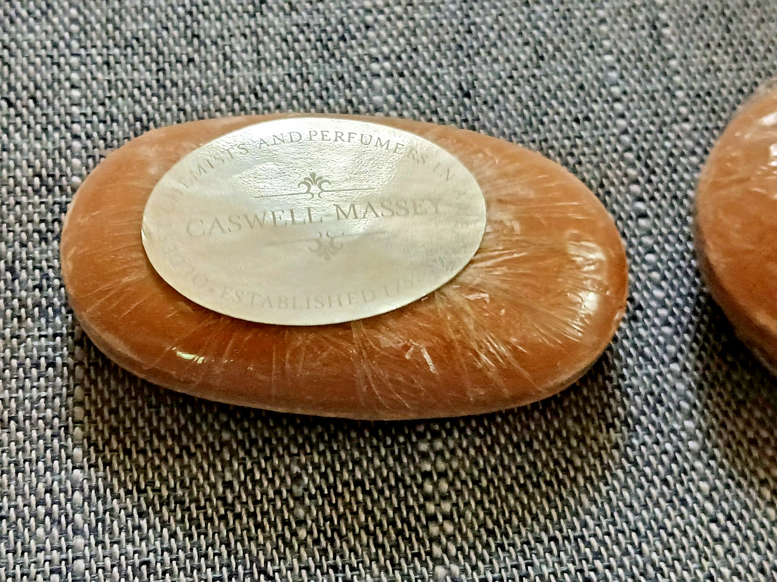 Lot of 2 vintage Caswell Massey Bar Soaps NEW – Unknown Scent