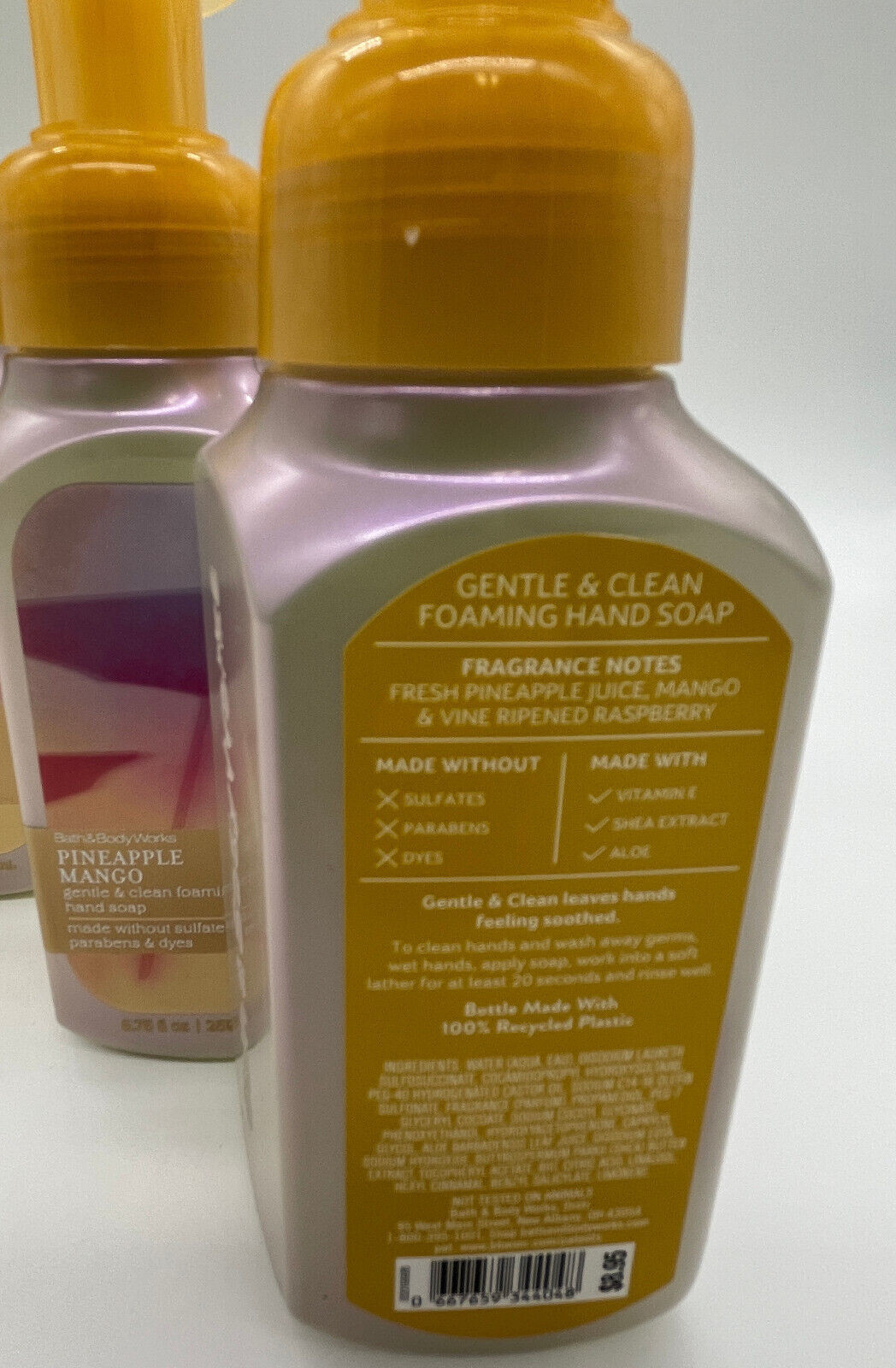 Bath & Body Works Foaming Hand Soap PINEAPPLE MANGO Set – 5