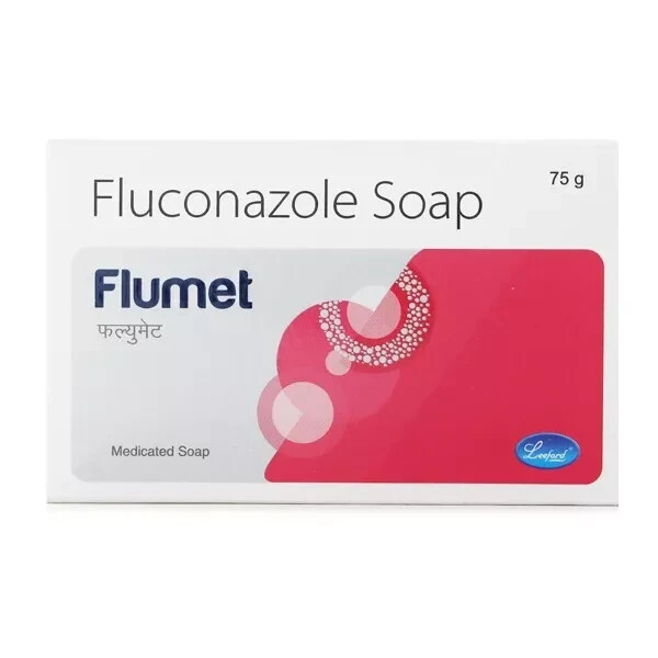 4 X Flumet Soap 75gm used to fungal infection of the whole-body skin.FREE SHIPP.