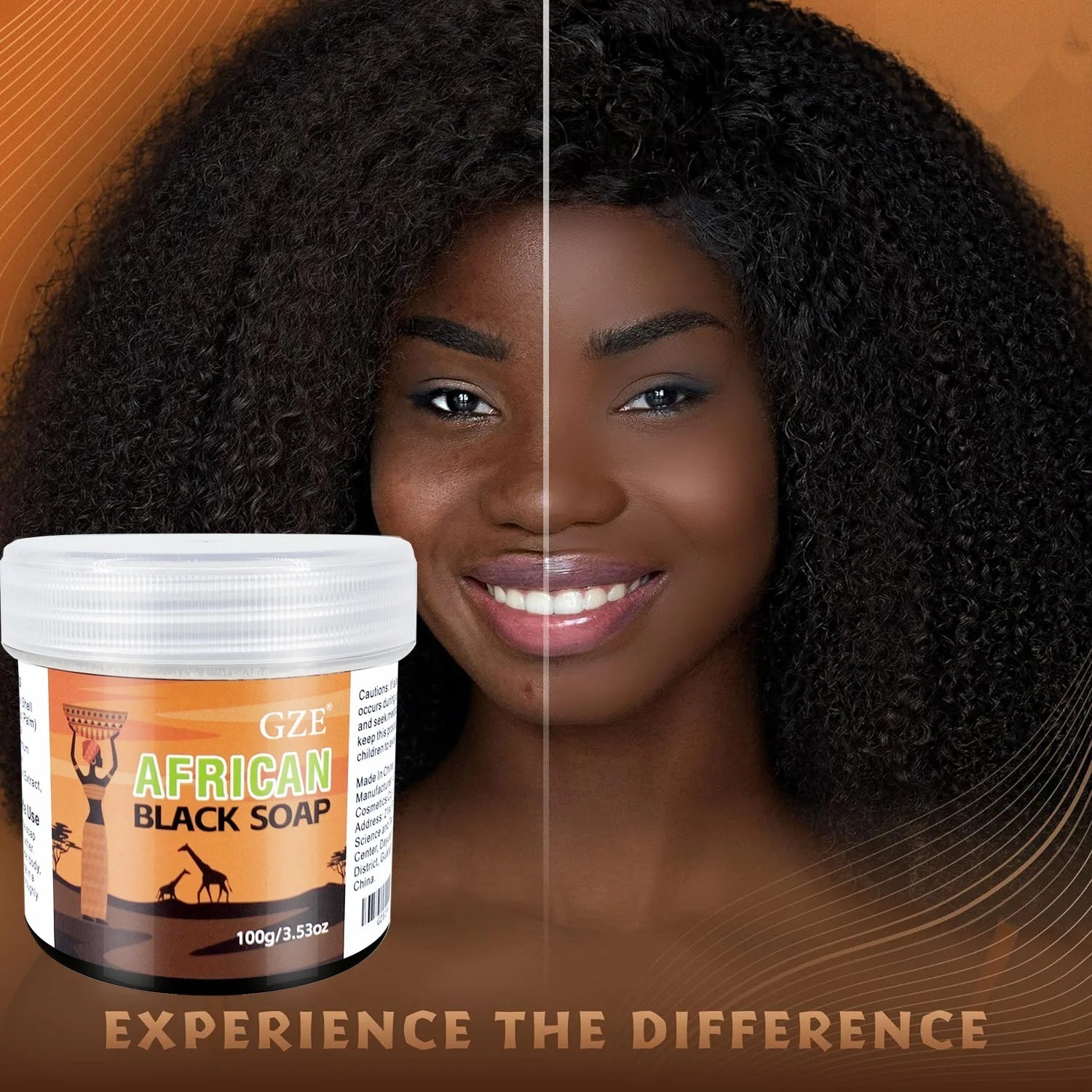 African Black Soap PREMIUM QUALITY Organic Unrefined 100% Pure Natural Ingredien