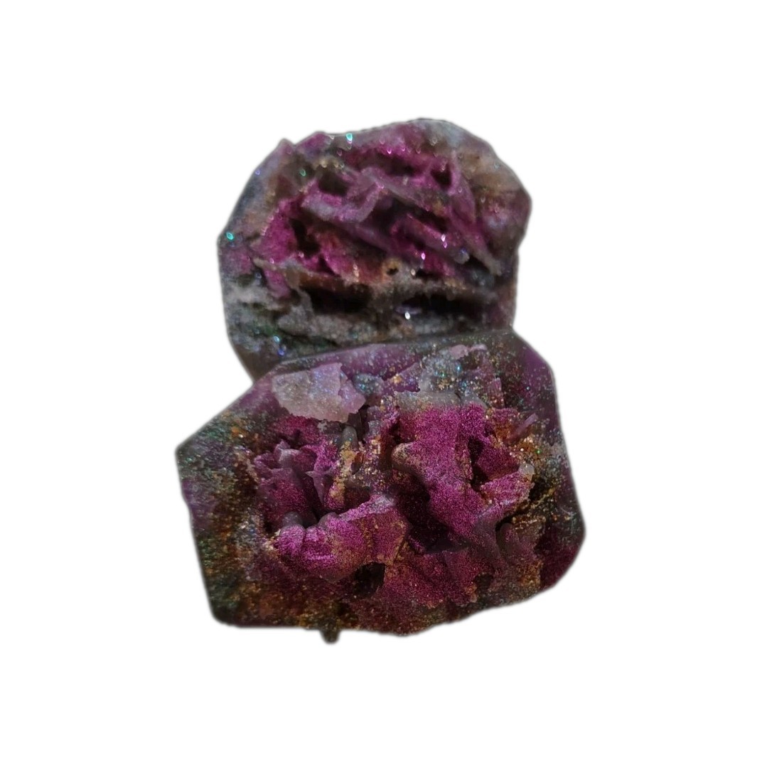 Handmade Geode Soap Double 5oz Bars