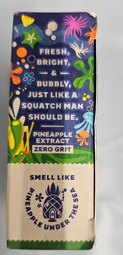 Dr. Squatch Nautical Nonsense Spongebob Bar Soap Limited Edition