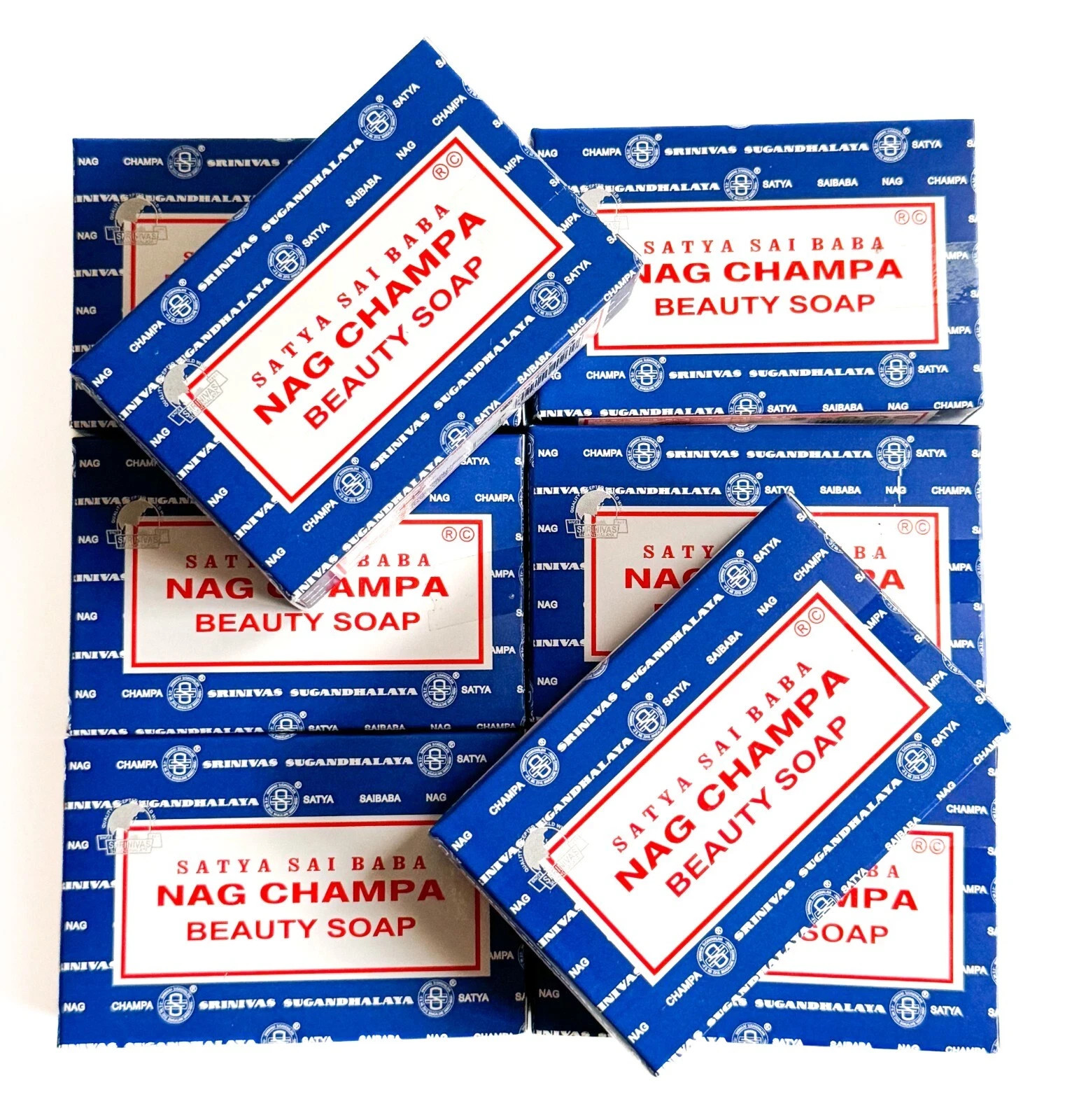 Satya Nag Champa Beauty Soap 75 grams pack of 12