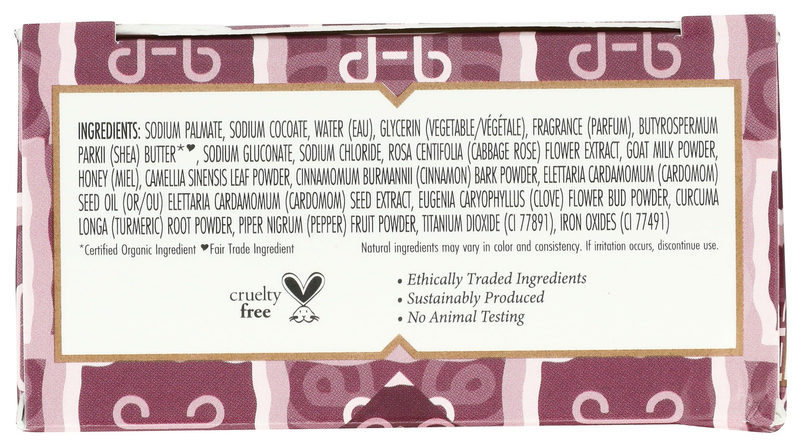 Nubian Heritage Soap Bar, Goats Milk 5 Ounce (Pack of 1), and Chai