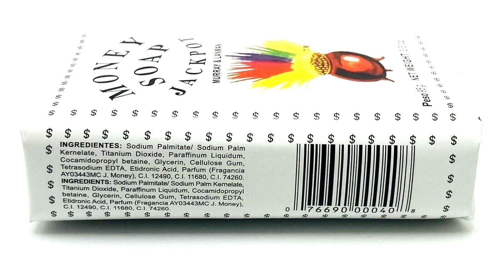 Murray & Lanman Money Soap Bar 3.35 oz Novelty Cleansing Bath Soap