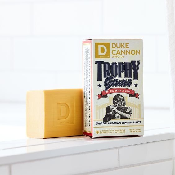 Duke Cannon Trophy Football Soap Big Ass Brick &Shamrock Wicked Minty Men Lot 2