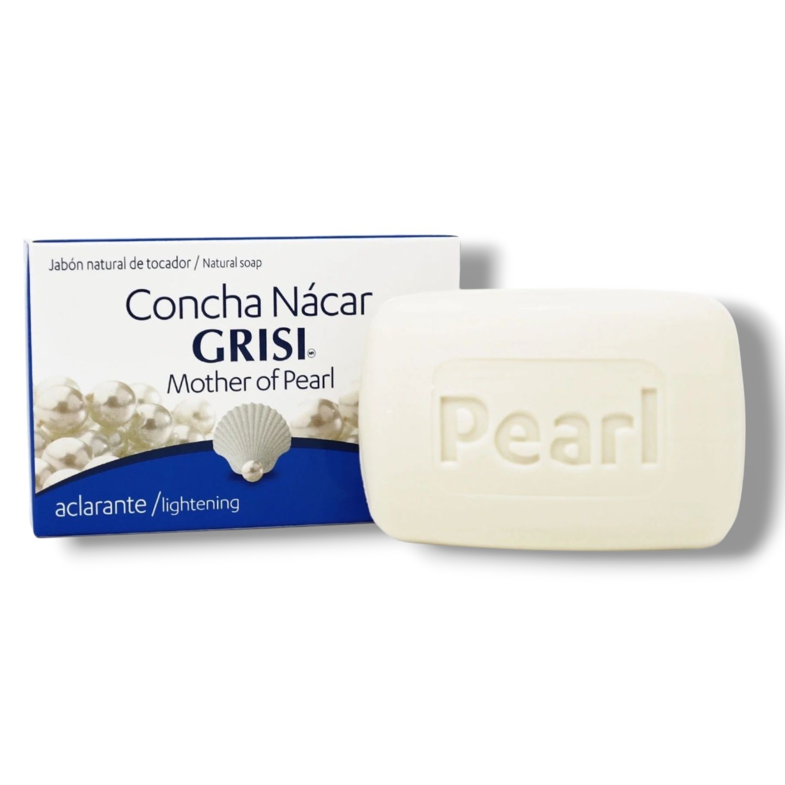 Grisi Concha Nacar Jabon Aclarante. Mother of Pearl Lightening Soap.