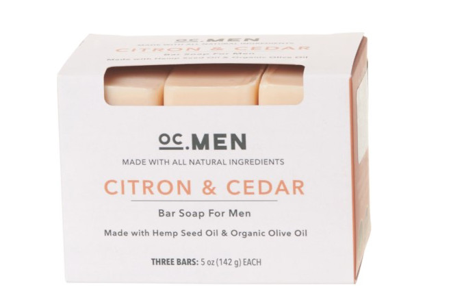 OC Mens (3 PACK of 5 ounce bars = 15 oz) Bar SOAP (3 Scents) NIP