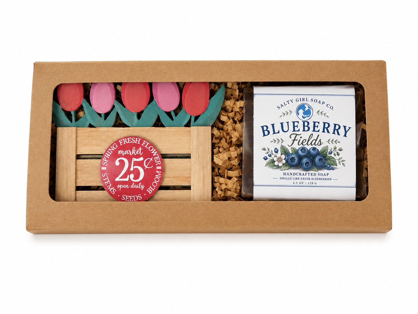 Blueberry Fields Soap Gift Set SoapHandmade Soap Bar Fresh Blueberry Scent 4.5 g