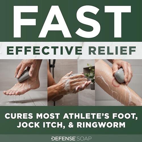 Medicated Antifungal Soap Bar with 1% Tolnaftate & Tea Tree Oil – Jock Itch, Rin