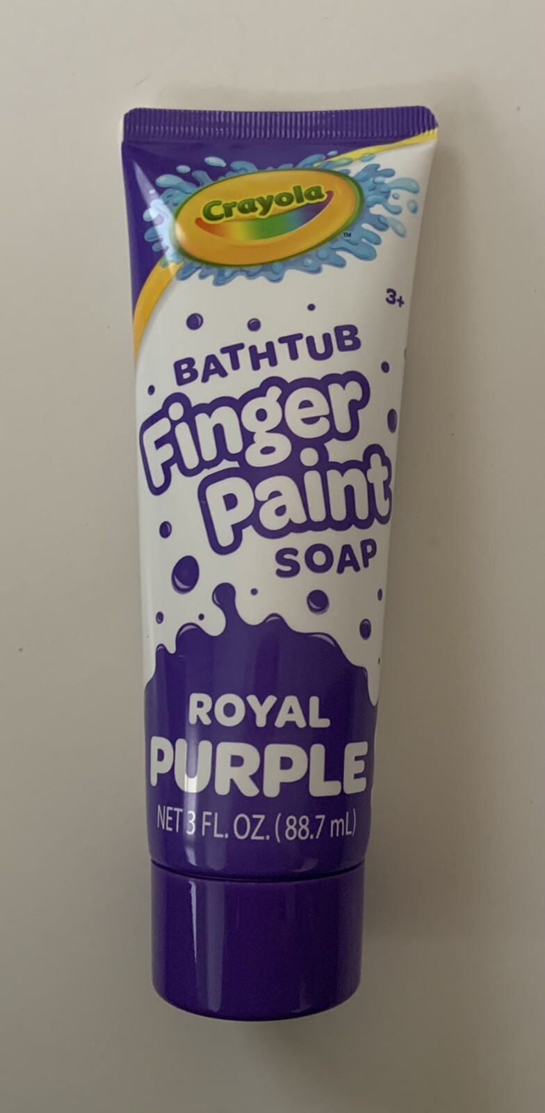 KIDS FUN Crayola Royal Purple Bathtub Fingerpaint Soap 3 oz NEW