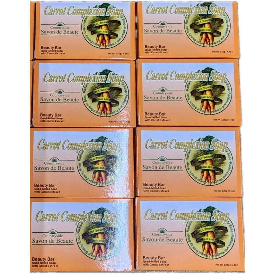 Countryside Savon de Beaute Carrot Complexion Soap Quad-Milled 4.4 oz