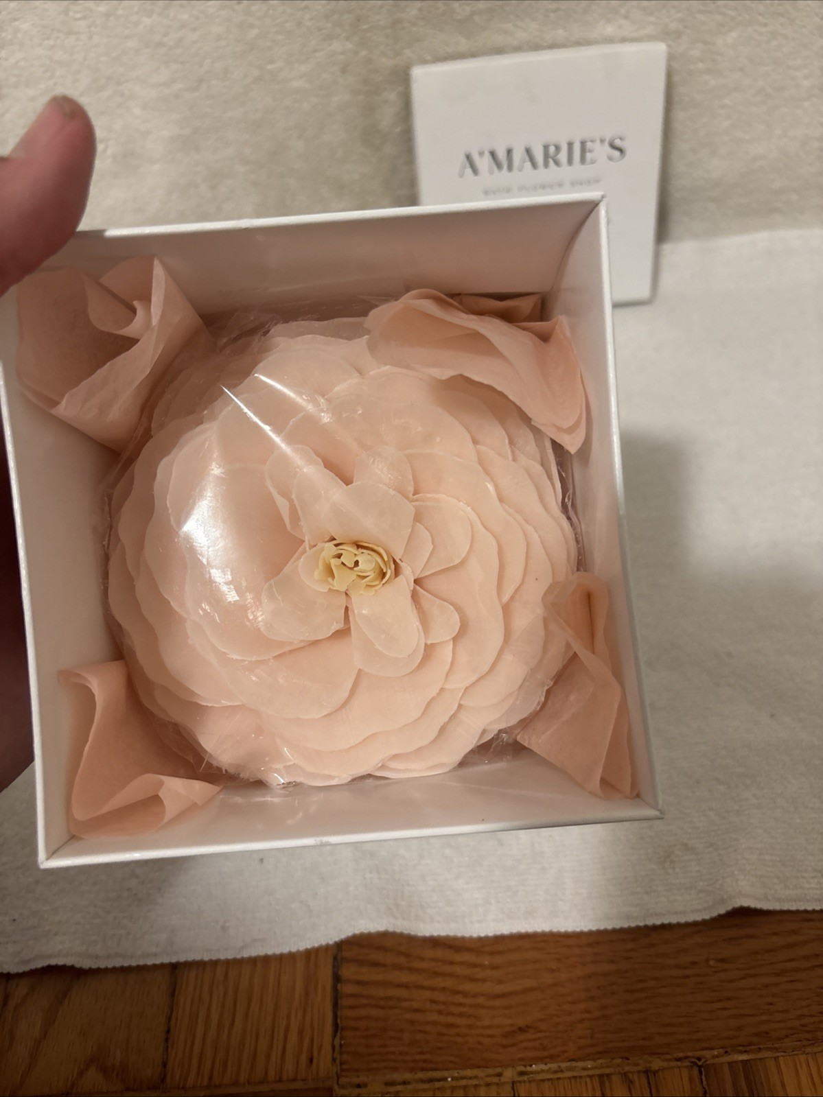 A’MARIE’S Bath Flower Shop Soap Cherry Blossom & Violet Petals Artisan NEW