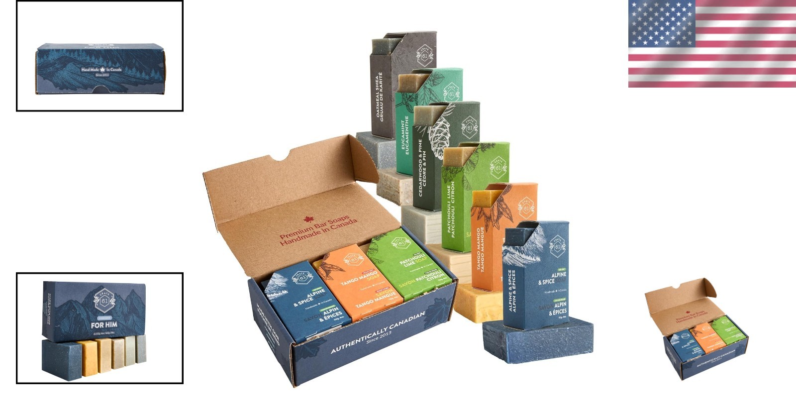 6 Handcrafted Bar Soaps with Essential Oils – Perfect for Healthy Skin