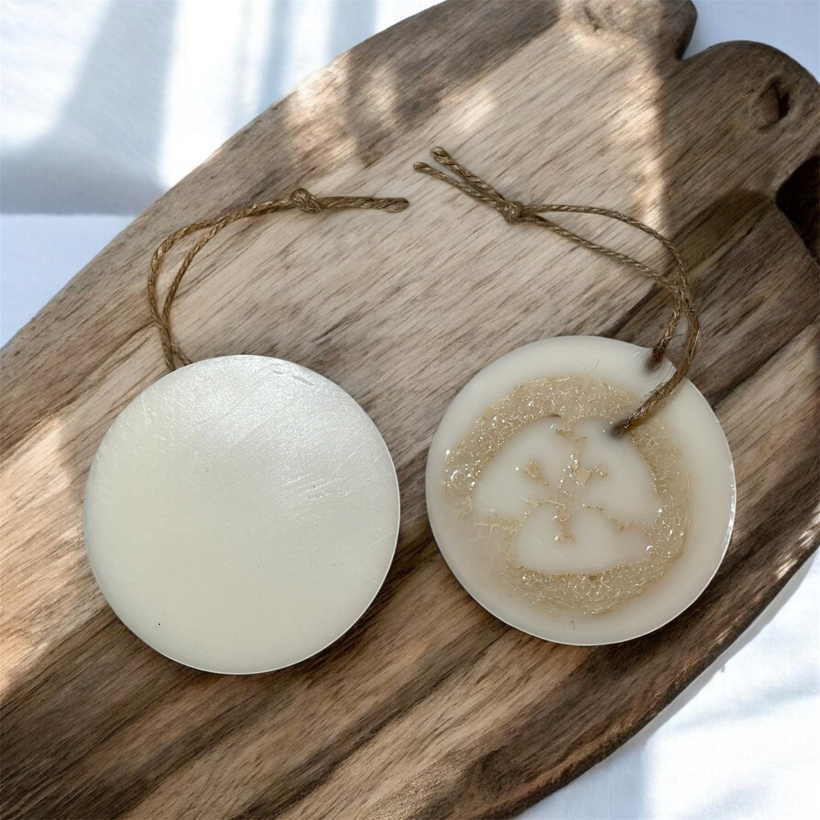 All Natural Goat Milk Honey Luffa Louffa Sponge Soap Bar Handmade Essential Oils