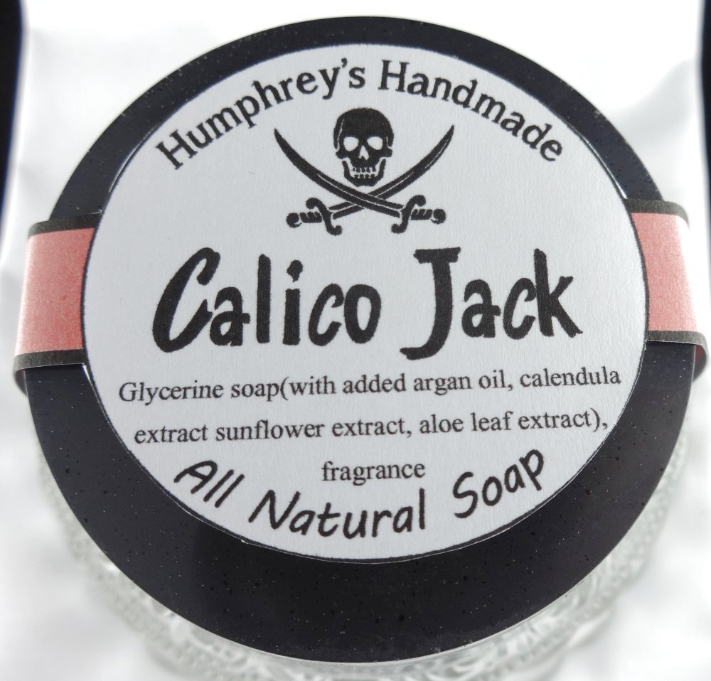 CALICO JACK Men’s Shave & Shampoo Soap, Nautica Type Bar Argan Oil Beard Wash