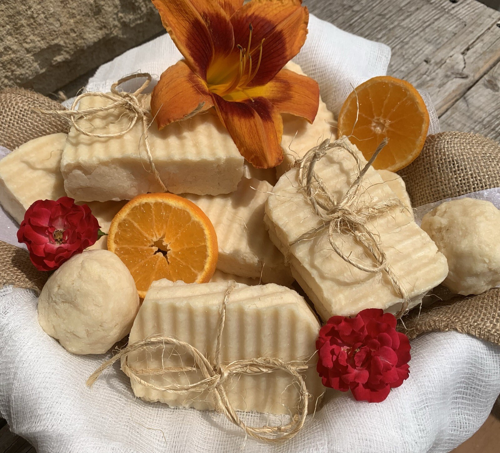 Artisan bar soap tropical orange