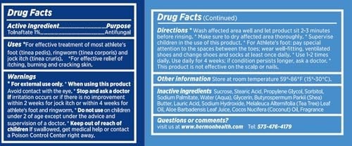 Hermon Antifungal Soap Tea Tree Oil Ringworm Jock Itch 2 Bars