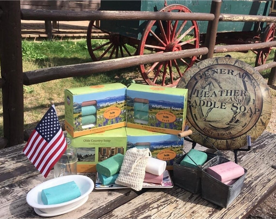 Amish Handmade Natural Soap Bars 8 Pack Wildflower Scented Soap For Face & Body