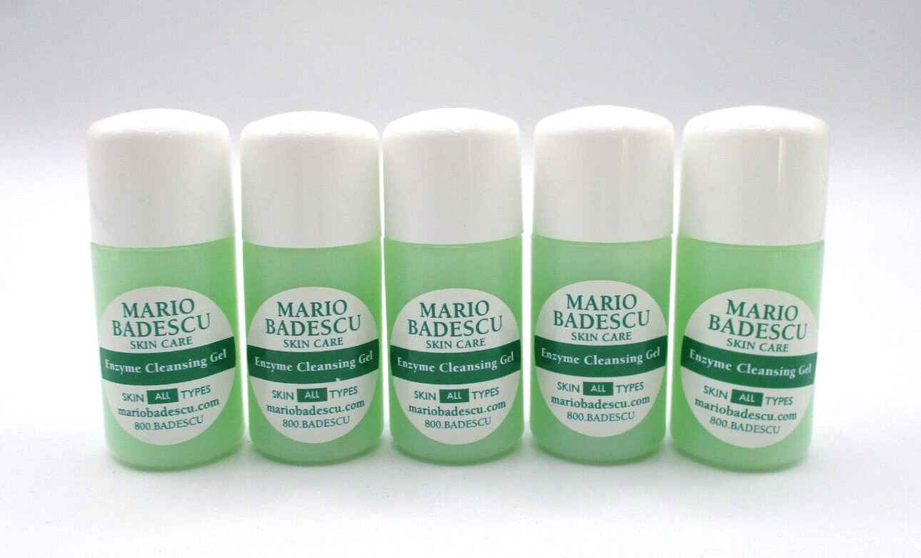 Lot of 5 Mario Badescu Skin Care Enzyme Cleansing Gel Skin All Types