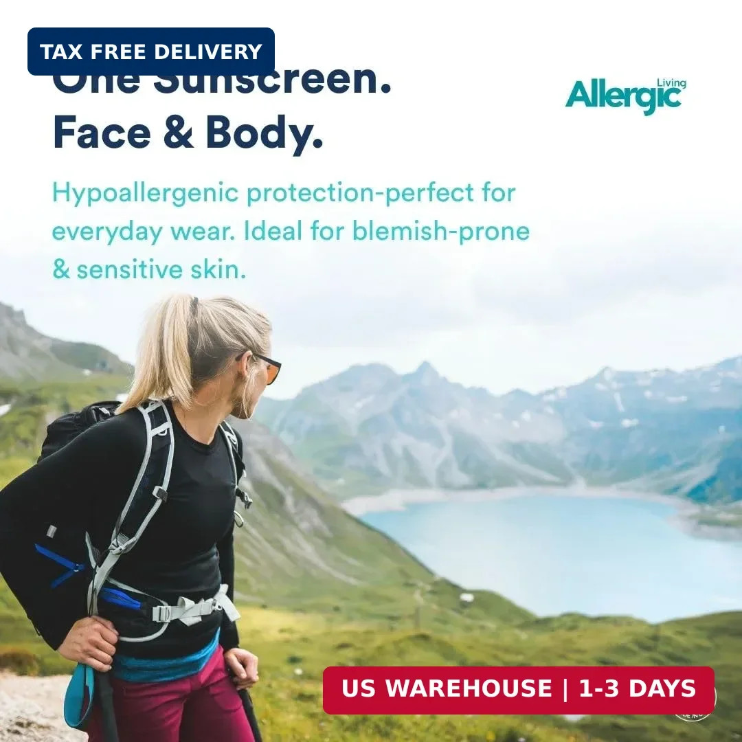 KINeSYS Fragrance Free Clear Spray Sunscreen for sensitive skin, SPF 50, Hypoall