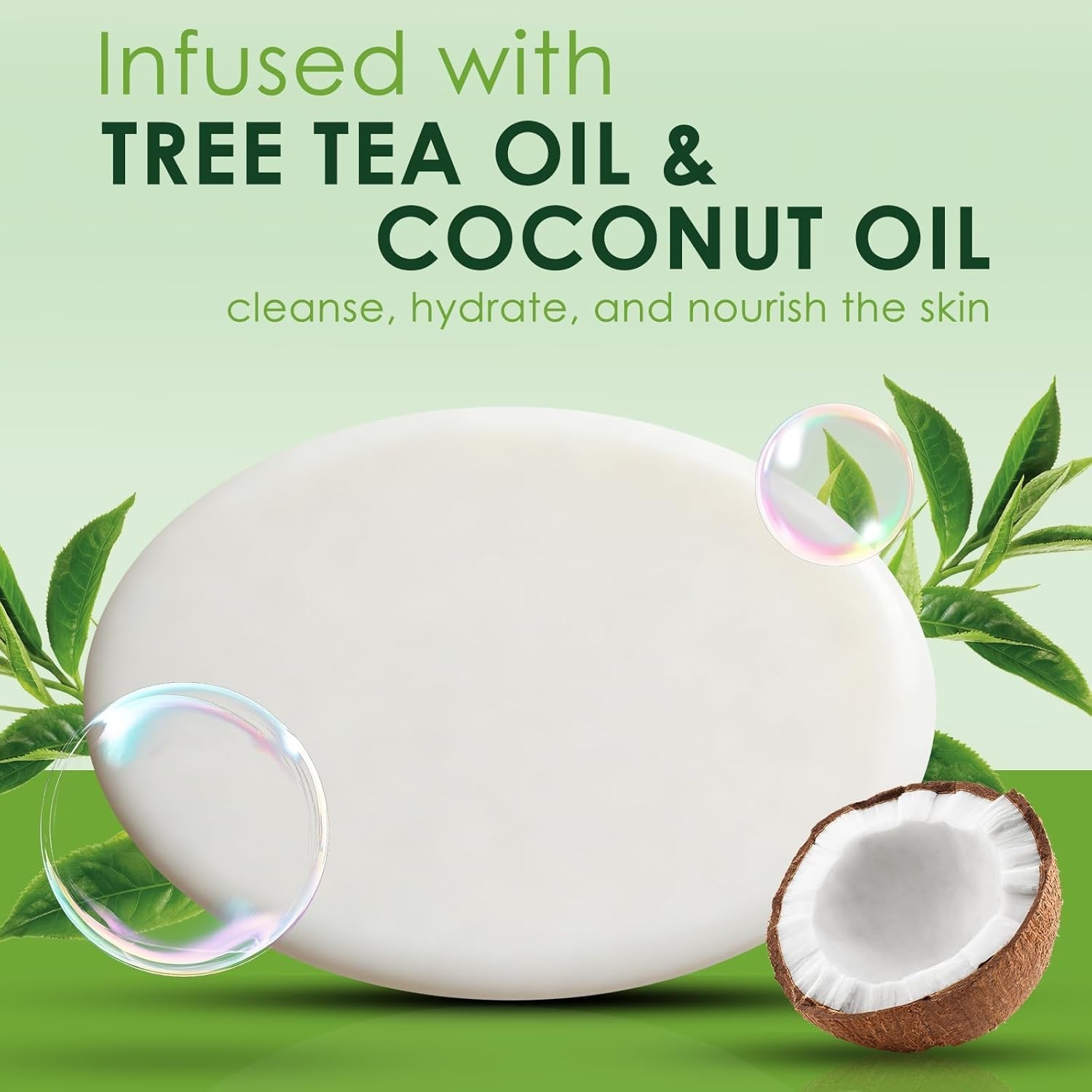 Tea Tree Antifungal Soap Bar – Skin Relief for Acne, Athlete’s Foot & More