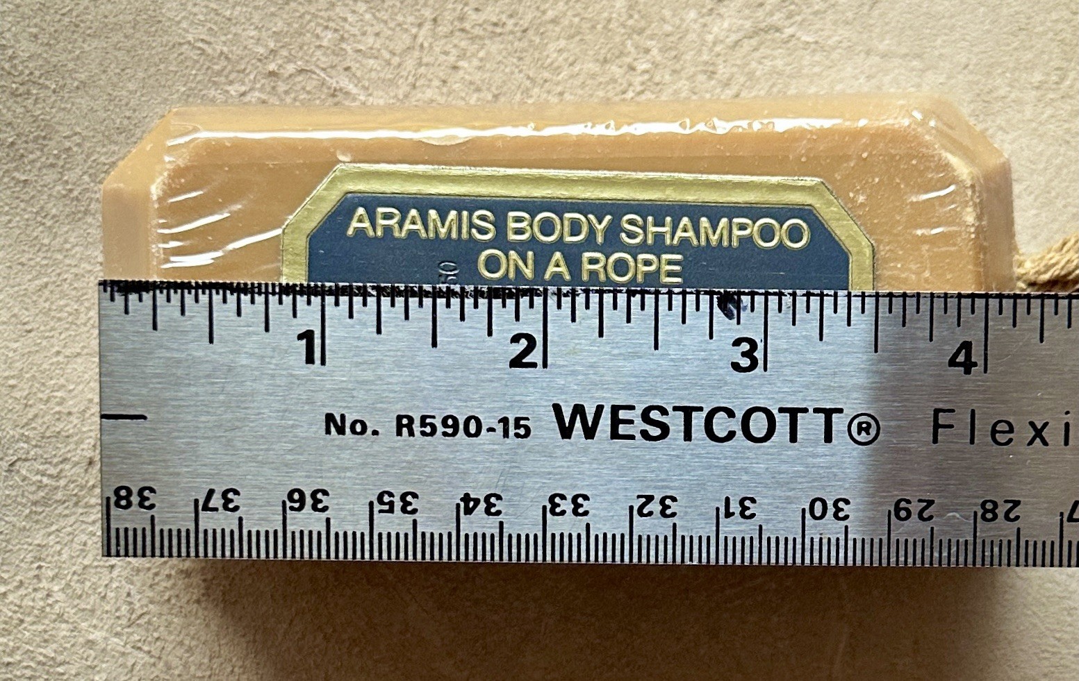 Vintage Aramis Body Shampoo On A Rope 5.75oz Bar Soap New In Box NOS