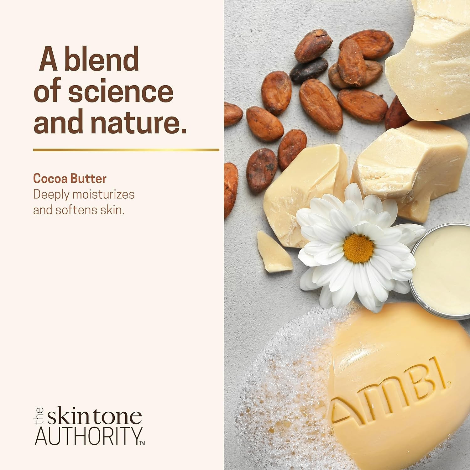 Ambi Cocoa Butter Cleansing Bar, 3.5 Ounce (Pack of 1), RED