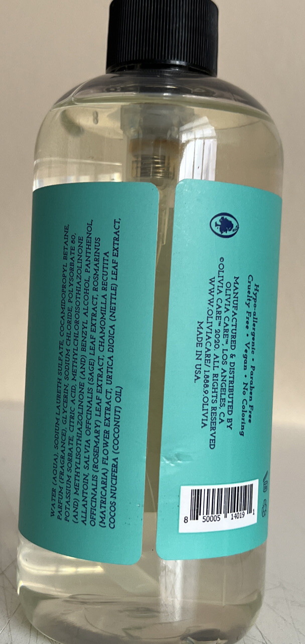 Simply coconut VERBENA HAWAIIAN Coconut Oil by olivia care hand soap 18.5 oz