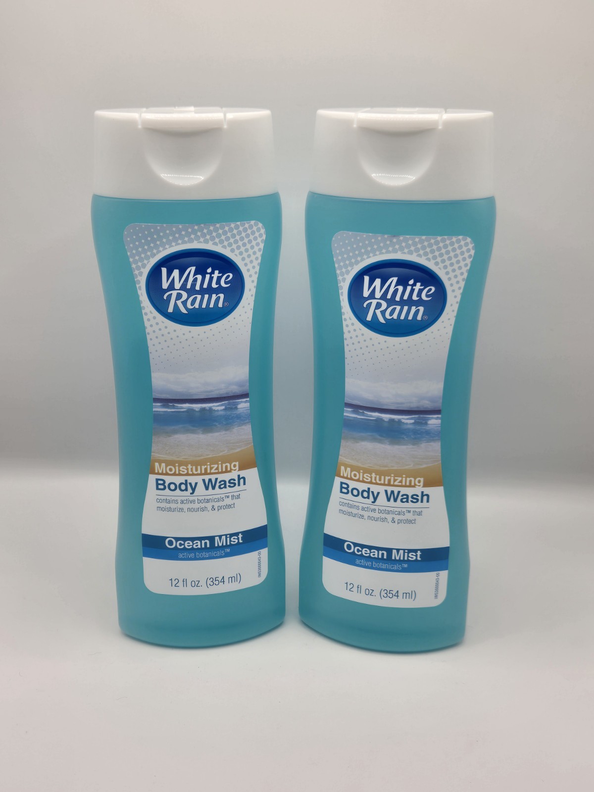 White Rain Ocean Mist Moisturizing Body Wash – Active Botanicals -2/12oz Bottles
