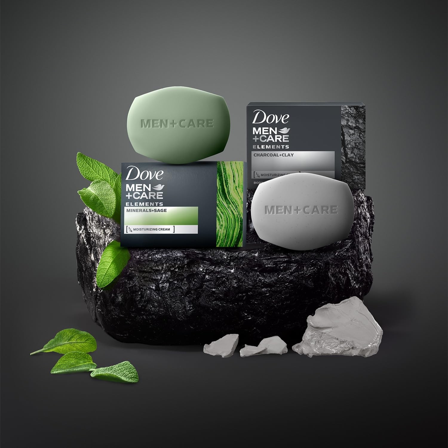 Exfoliating Charcoal Soap Bars 2-Pack – 3-in-1 Face & Body Care, 12 Bars, 3.75 O